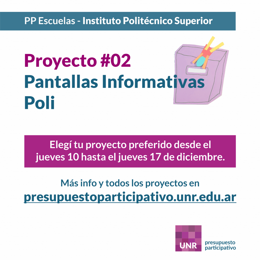 Instituto Politécnico Superior - Proyecto 2 - Pantallas informativas Poli
